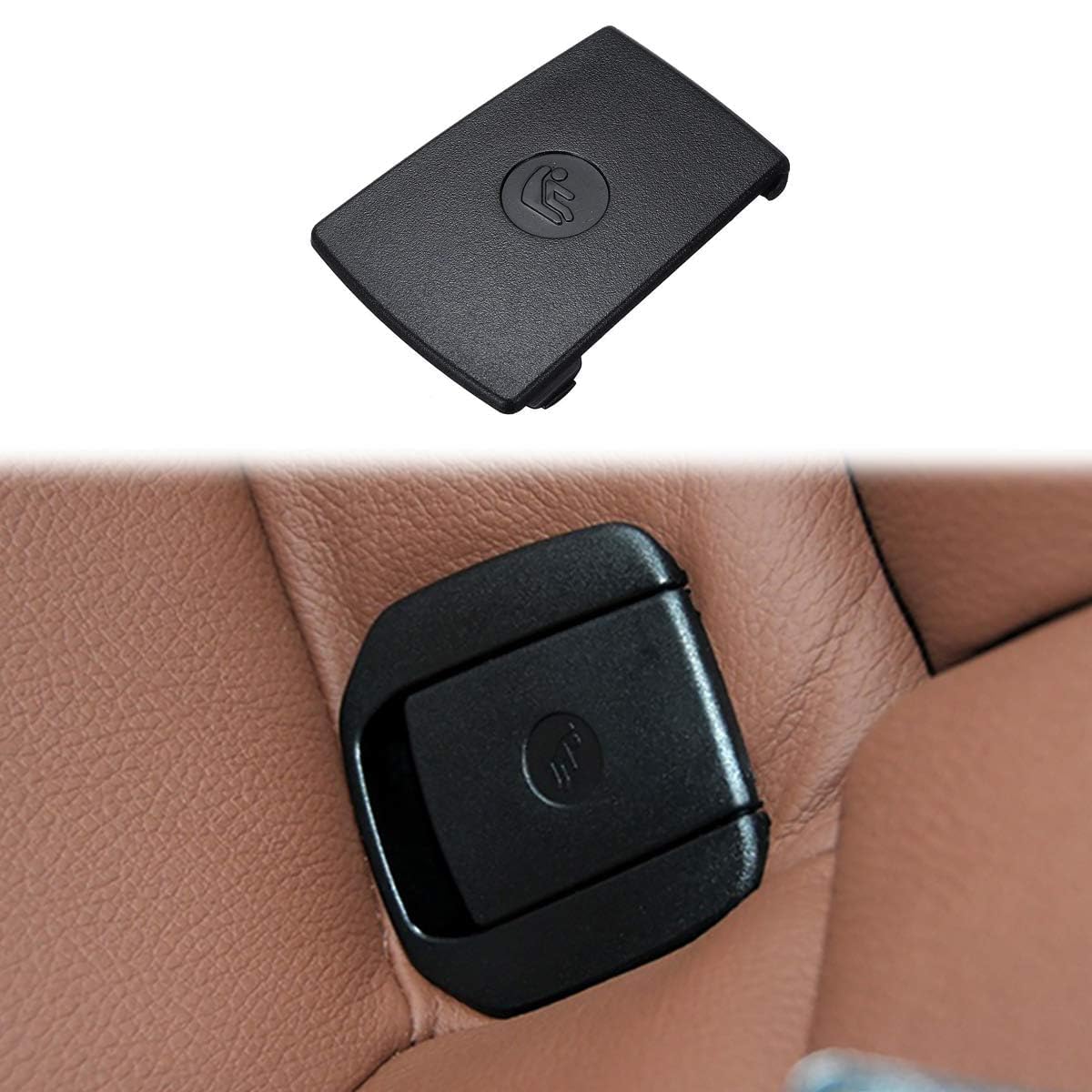 TTCR-II Child Seat Anchor Cover, Rear Row Seat Safety Anchor ISOFix Cover Compatible with BMW 1 Series E81 E82 F20 F21 2 Series F22 F87 F23 3 Series E90 E91 F30 F31 F34 F80/X1 E84 (1 PCS)