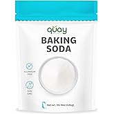 Quay Naturals Pure Baking Soda 1lb - Aluminum-Free, Food-Grade, Multi-Purpose - For Baking, Cleaning &amp; Deodorizing - Vegan, Gluten-Free