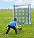 HearthSong All Star 3-in-1 Kids' Baseball Trainer, Multiple Use as Bullpen, Batting Cage, or Fielding Rebounder, 5'W x 3'D x 6'H