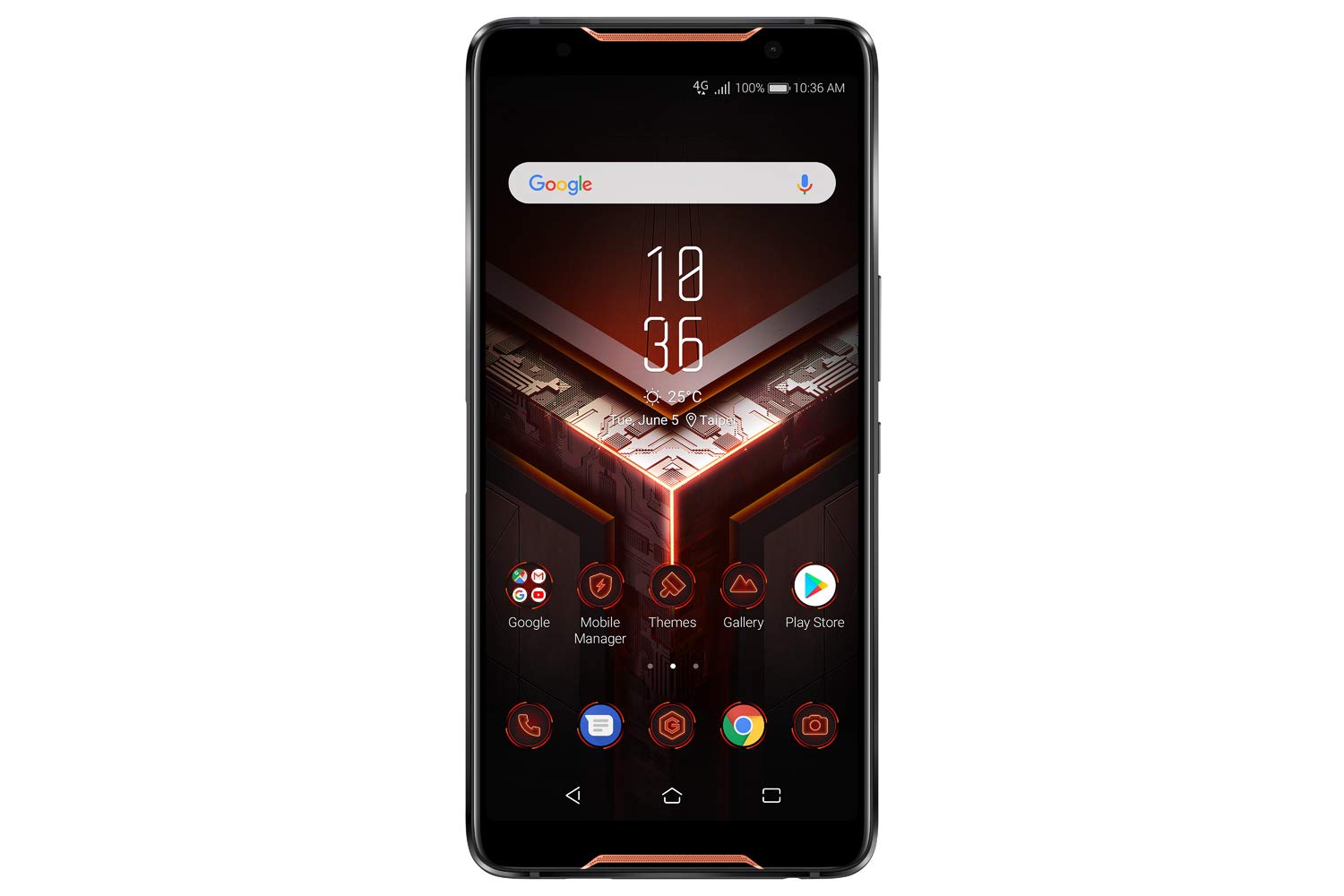 ASUS ZS600KL-S845-8G128G ROG Gaming Smartphone 6" FHD+ 2160x1080 90Hz Display - Qualcomm SD 845 - 8GB RAM/128GB Storage - LTE Unlocked Dual SIM (GSM Only), Black