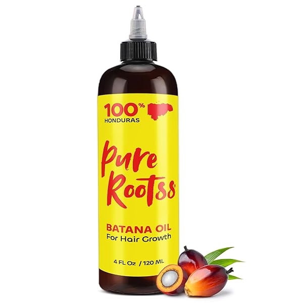 BATANA OIL FOR HAIR GROWTH 4OZ, 100% HONDURAS CENTRAL AMERICA, MOISTURIZER DRY SCALP, PREVENT HAIR LOSS, NATURAL THICKNESS, INSTANTLY SMOOTH, SOFT & SHINE, SILICONE FREE SULFATE FREE