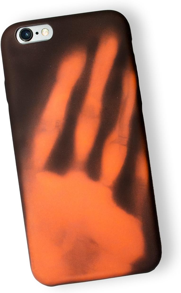 iPhone 6 Case Matte Black iPhone 6s Case Matte Black, Thermal Inductance Creative Fun Color Changing Matte Surface iPhone Protect Case for Gift/Decoration/Fun(iPhone 6/6s)