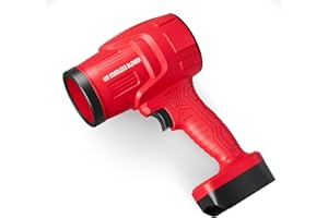 LOASCOTY Small Cordless Leaf Blower Compatible with Milwaukee m18 Battery, 125-MPH 430-CFM Handheld Electric Dust Blower, Battery Powered Leaf Blowers for Keyboards Patio Rain Snow Removal (No Battery)