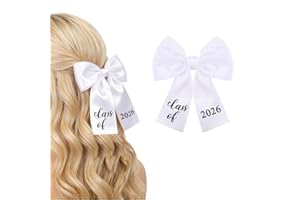 Graduation Bow Bowknot Hair Clips for Daughter Son Graduate Birthday Gifts for Best Friend Class of 2026 Graduation Cap Hat D