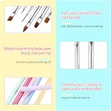 sularpek 6 Pcs Nail Art Brushes Set Gel Extension Builder Liner Dotting Tools view 4