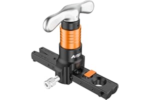 NAVAC NTF67D Flaring Tool | Hand or Drill-Powered | Internal Clutch Support | Axial Spacing | Patented Rivet Connection | Ecc