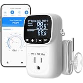 DEWENWILS Smart WiFi Temperature Controller Outlet, 15A/1800W, 24H Timer | Bluetooth APP Remote Control, Schedule Timer, for Greenhouses, Incubators, Brewing, Reptiles, Garages