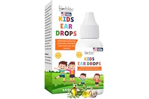 HERBLOV Natural Ear Drops for Kids – Organic Ear Oil Drops for Comfortable Ears, Relief from Ear Aches, Itchy Ears, and More – Safe for Children, Made in the USA