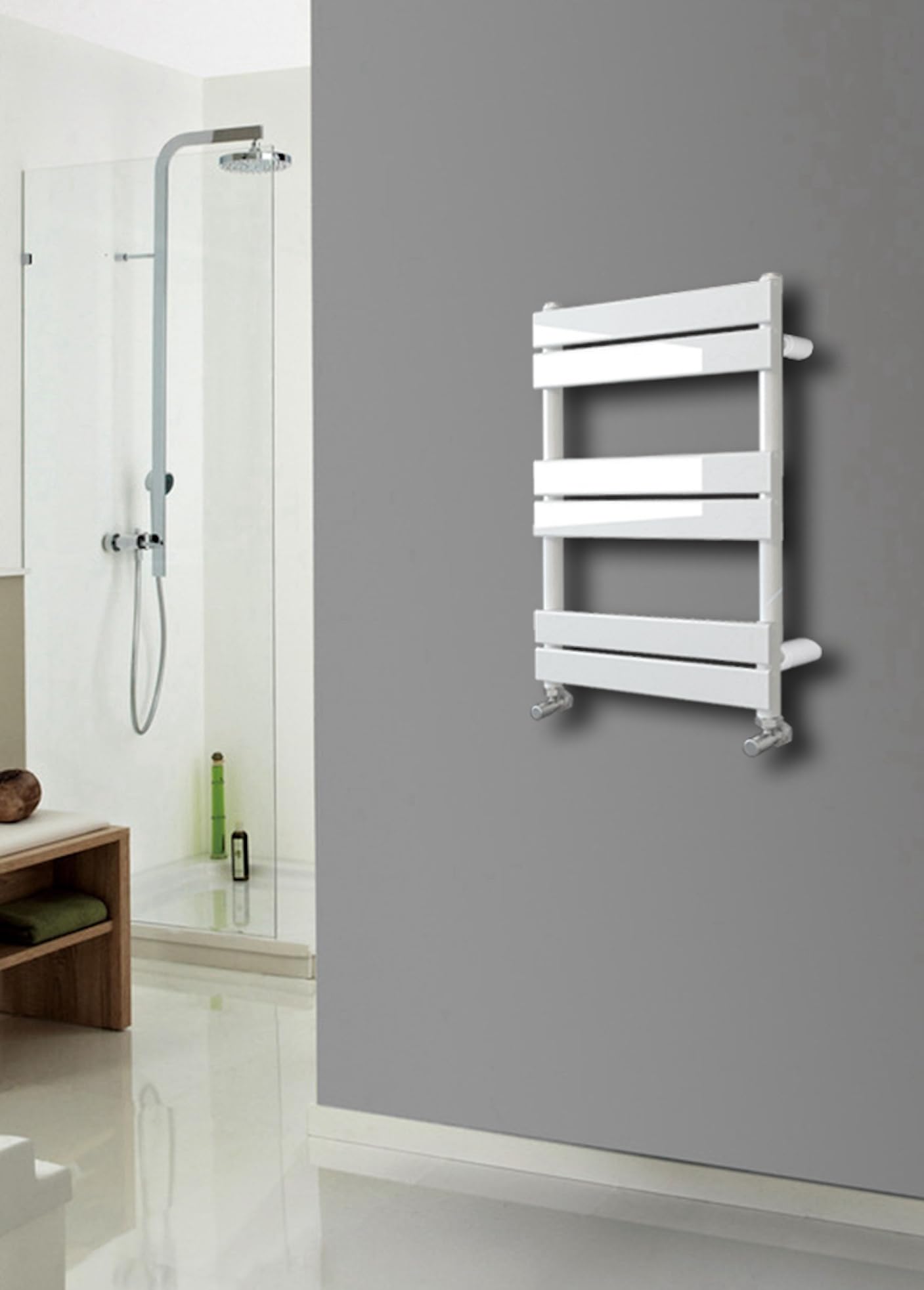 Keenware KTW-001 Hoxton Towel Warmer Radiator, White