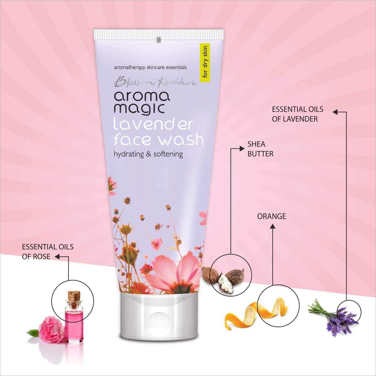 Amazon Com Aroma Magic Lavender Face Wash 100ml Beauty