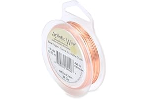 Artistic Wire 22 Gauge Bare Copper Craft Jewelry Wrapping Wire, 15 yd