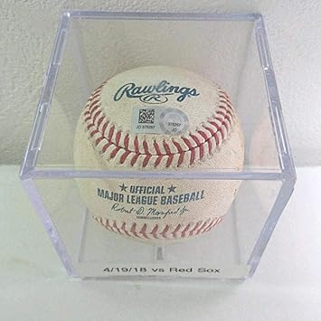 Amazon Mlb証明付属 大谷翔平4月19日 ボストンレッドソックス戦 実使用ボール Mlb ボール ボールケース