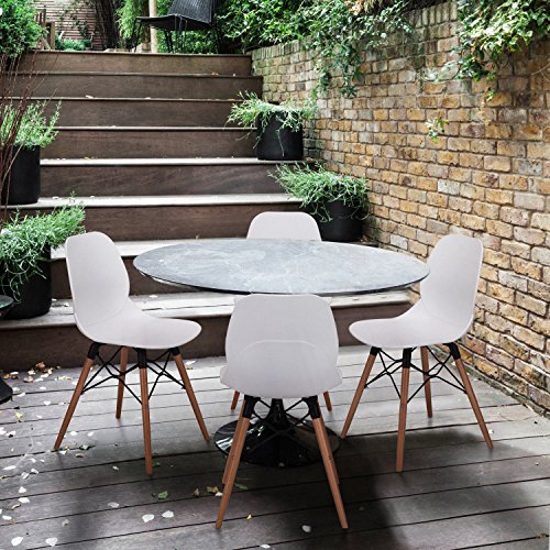 LCH 17.8 Inch Height Modern Dining Chairs Mid Century Eames Style