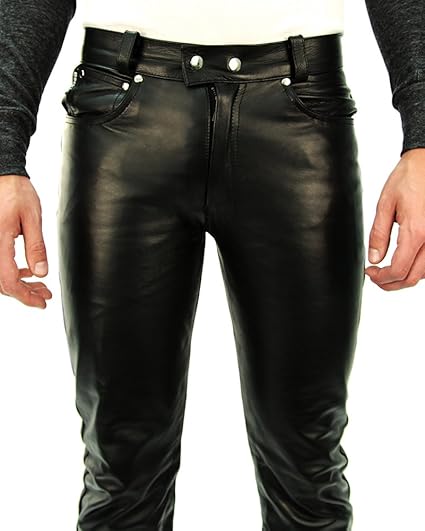 bockle leather jeans