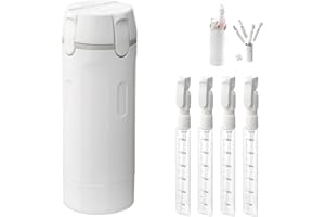 4 in 1 Travel Dispenser, Travel Bottles for Toiletries, 4-in-1 Travel Dispenser Bottle Refillable Leakproof Design 4-in-1 Tra