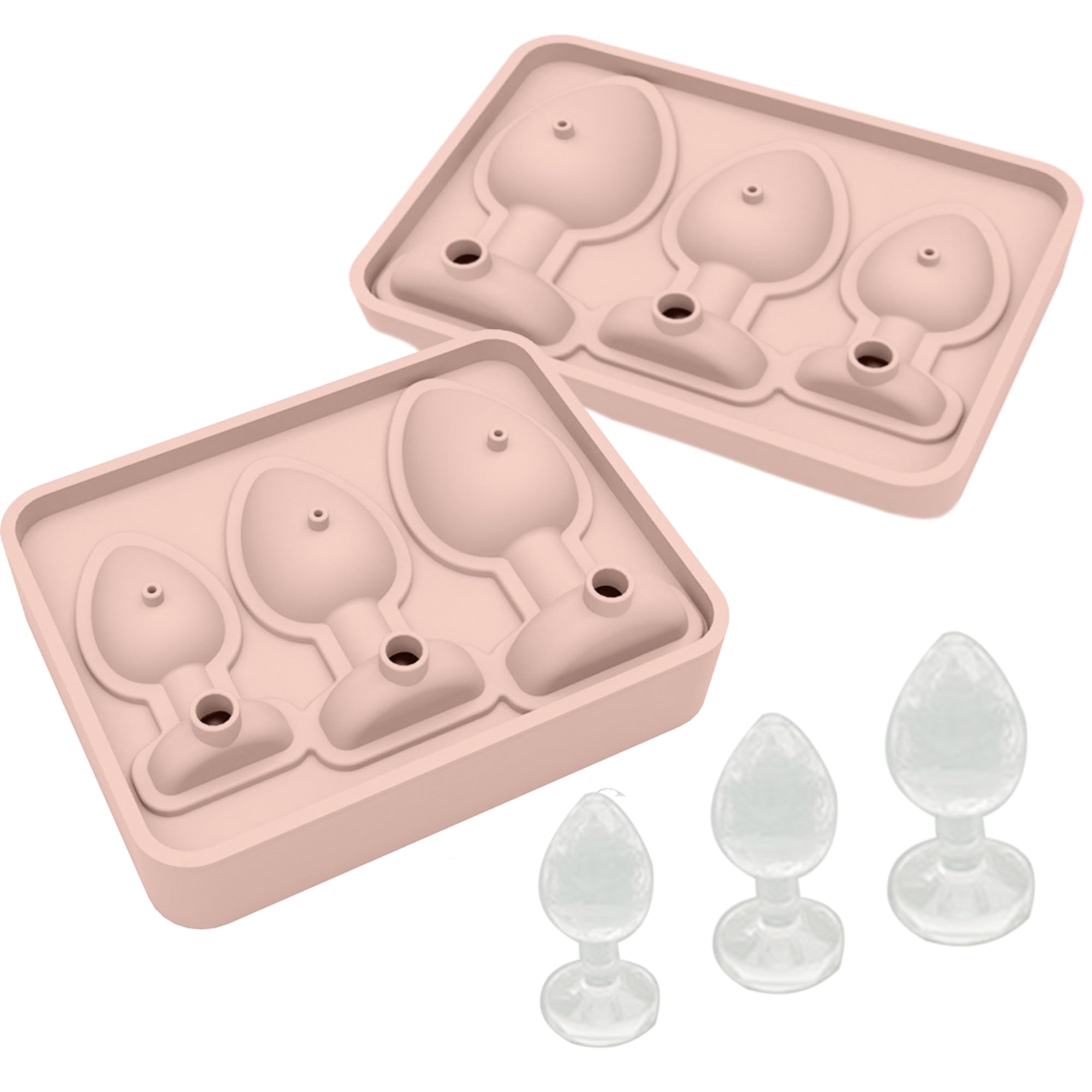 SJWOW Prank Ice Cube Mold, Funny Ice Cube Making Mold Silicone Ice Cube ...
