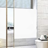 FILMGOO Blackout Window Film Privacy 100% Light Blocking 44.5x200cm White view 6