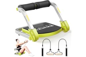 VTORY Ab Trainer/Crunch Machine, Ab Workout Equipment, 4 Adjustable Resistance, Ab Machine for Stomach Workout, 350 LBS Weight Capacity, Automatic Rebound, Ab Core Machine,Fitness Equipment for Home