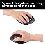 ELECOM EX-G Trackball Mouse 2.4GHz Wireless Ergonomic 6 Buttons DPI 750/1500 view 5
