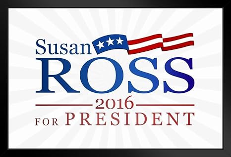 Amazon Proframesスーザン ロスfor President 16 Tv Showキャンペーンフレーム入りポスター12 X 18 18x12 Inches アートフレーム ポスター オンライン通販