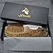 Xuanli® 2 pcs Natural SandalWood Comb Hair Care Anti Static Wooden Hair Massage Natural Brush Beard Comb (M014)