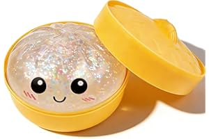 Giant Glitter Dumpling, Glitter Dumpling Squishy Box, Dumplings Squishy, Anxiety Relief Fidget, Soft Squeeze Decompression Do