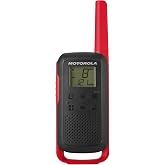Motorola Solutions T210 Two-Way Radio Black W/Red Two-Pack