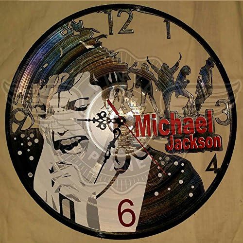DIY MICHAEL JACKSON Decorative Designed Modern Vinyl Record Wall Clock Silent Large New Bedroom Livingroom Office Decore Analog Universal Decorate your home Best gift for friends