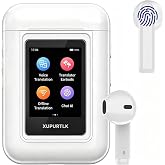Xupurtlk AI Translation Earbuds Real Time, 120 Offline Packages Audifonos Traductores Ingl&eacute;s Espa&ntilde;ol, Language Translator Earbuds with 74 Online Languages, A8 Translator Device for Travel/Business
