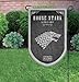 Game of Thrones Style Banner - House Stark Flag 37x24in - Printed on Both Sides - Durable Enough for Outside Conditions - Perfect Barware Man Cave Gift - Unique GOT Collectible Accessory