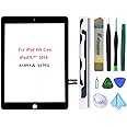 Touch Screen Replacement for iPad 6 6th Generation 2018 9.7inch,A1893 A1954 Digitizer Glass Assembly Without Home Button+Pre-Installed Adhesive +Professional Tool Kit(Black)
