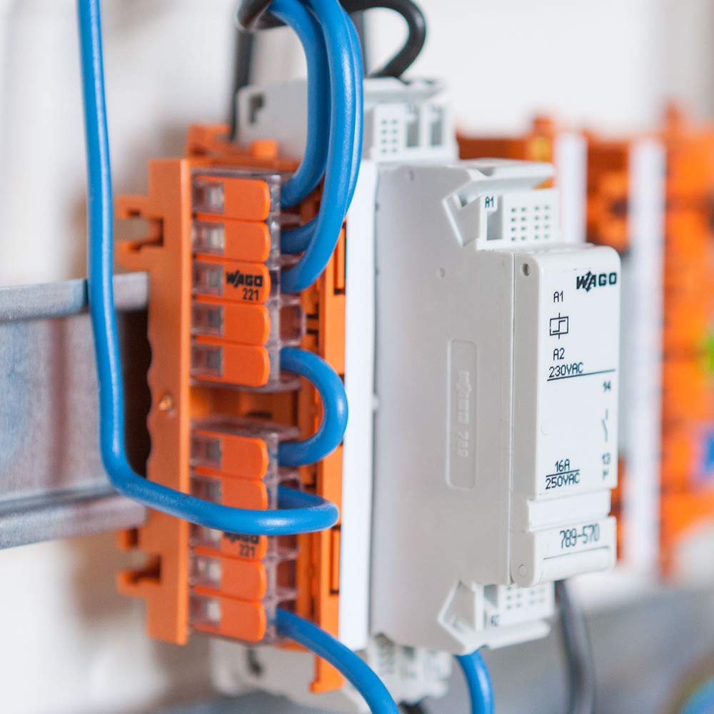 WAGO Verbindungsklemmen 221-415 | 5 Leiter, bis 4 mm², 25 Stück, COMPACT Kabelverbinder mit Hebeln für alle Leiterarten weltweit, bestätigte Anwendungssicherheit 3