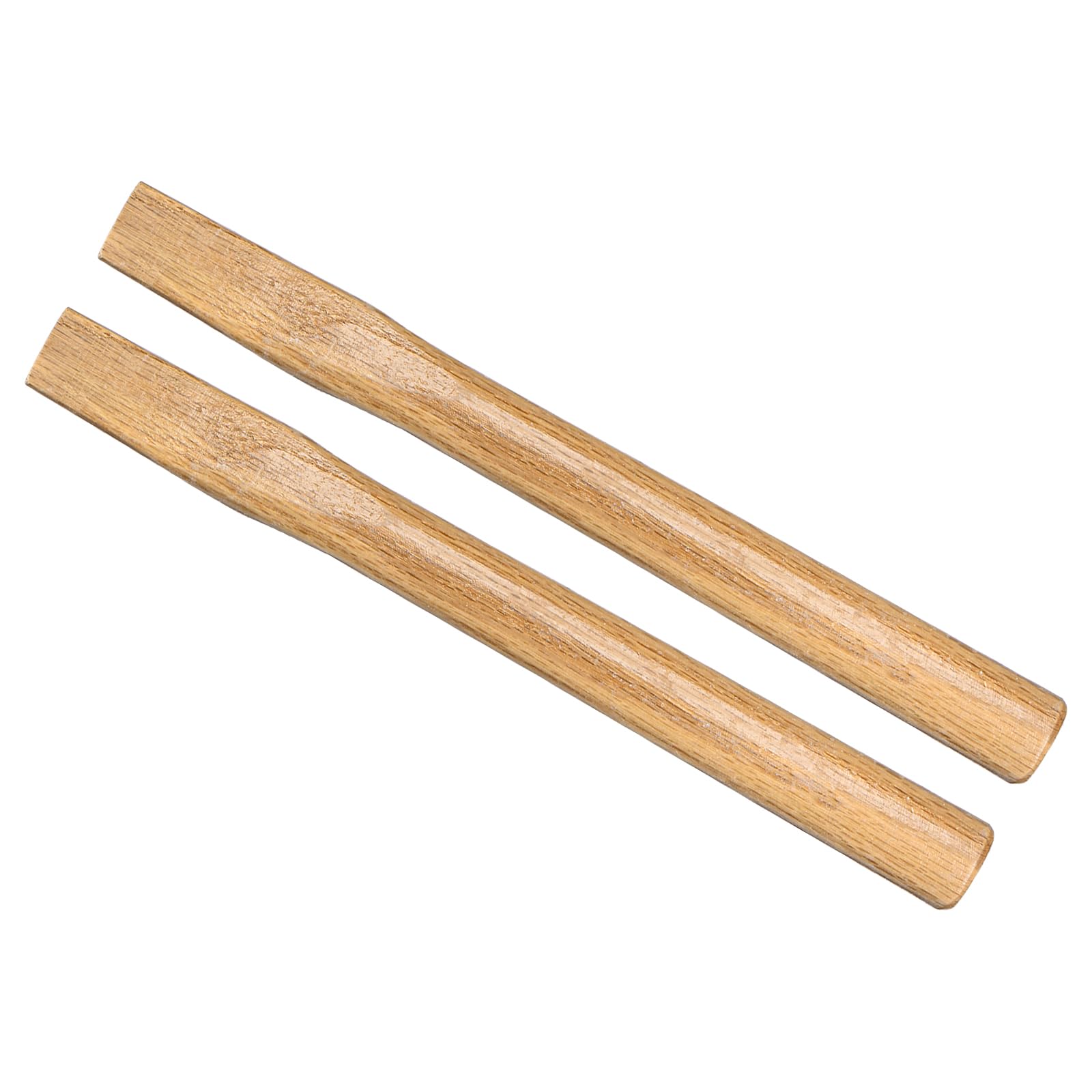 CoCud 2PCS Axe Handle Replacement, 35cm/14 Oak Wood Square Comfort Grip Wooden - (Applications: for Hatchet Hammer Oval Eye)