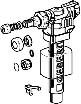 Geberit 240.783.00.1 Float Valve Holding Clamp - Sanitary Equipment Spare Part view 2