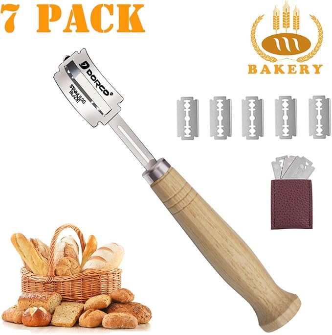 Bread Lame With Super Sharp Blade 5 Replacement Blades