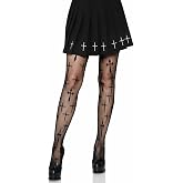Leg Avenue Women's Dark Alternative Fishnet Tights