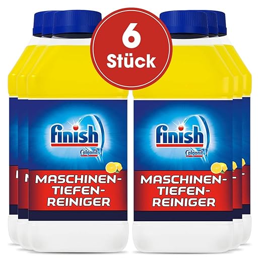 Finish Maschinenpfleger Citrus 5x Power Spülmaschinenreiniger, 6er Pack (6 x 250 ml)