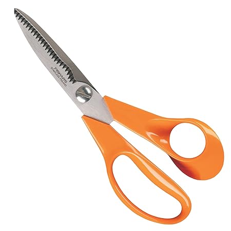 Fiskars Küchenschere, Gesamtlänge: 18 cm, Qualitätsstahl/Kunststoff, Classic, 1000819