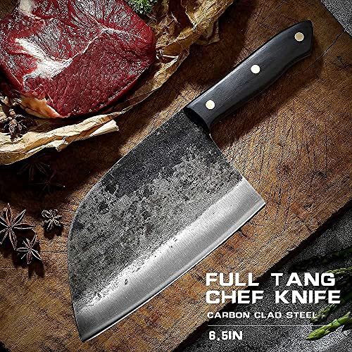 OYEZI Handmade Butcher knife Kitchen Knives Camping knife High