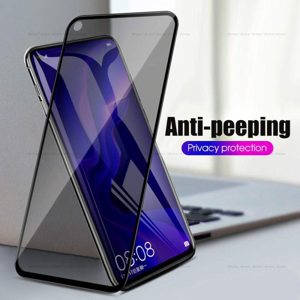 Wangyy Anti-Spy Tempered Glass For Huawei P30 P20 Pro Mate 20 10 Lite Privacy Screen Protector For Huawei Honor 10 8X Nova 4 4th Y9 2019-For Nova 4e_Black