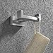 Double Robe Hook, APLusee SUS304 Stainless Steel Square Prong Utility Dual Coat Towel Holder, Contemporary Kitchen Toilet Bathroom Accessorizes, Brushed Nickel