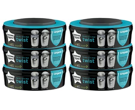 Tommee Tippee - Weiterentwickeltes Windelentsorgungssystem Sangenic Nachfüllkassetten