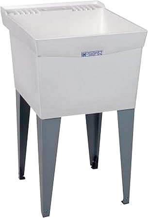 Mustee Utility Sink Thermoplastic 24 In L Utility Sinks Amazon
