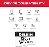 Delkin Devices microSDXC UHS-I V30 128GB Memory Card 100MBs Read view 6