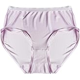 eoisedette Women's 100% Mulberry Silk Underwear Knitted Briefs Panties Mid Waist Satin Bikini Shorts