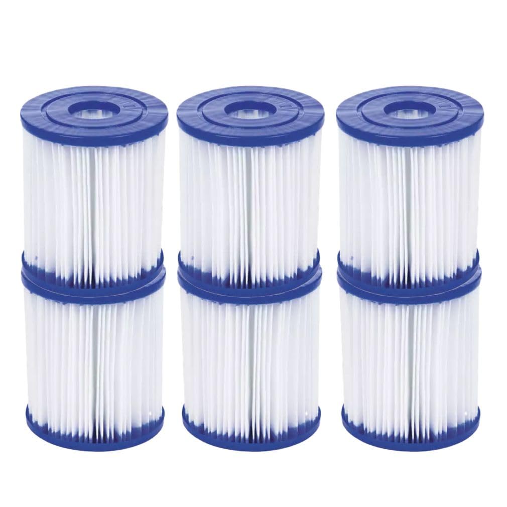 Bestway Filter for Pool Pumps/Size 1 Set of 6