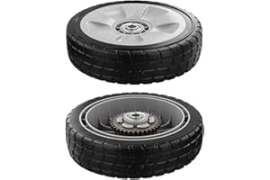 Lawn Mower Drive Wheels, Lawn Mower Wheels Set For Honda HRR216 HRS216 HRT216 With 8 Inch Diameter Tires & 12 Teeth Drive Gea