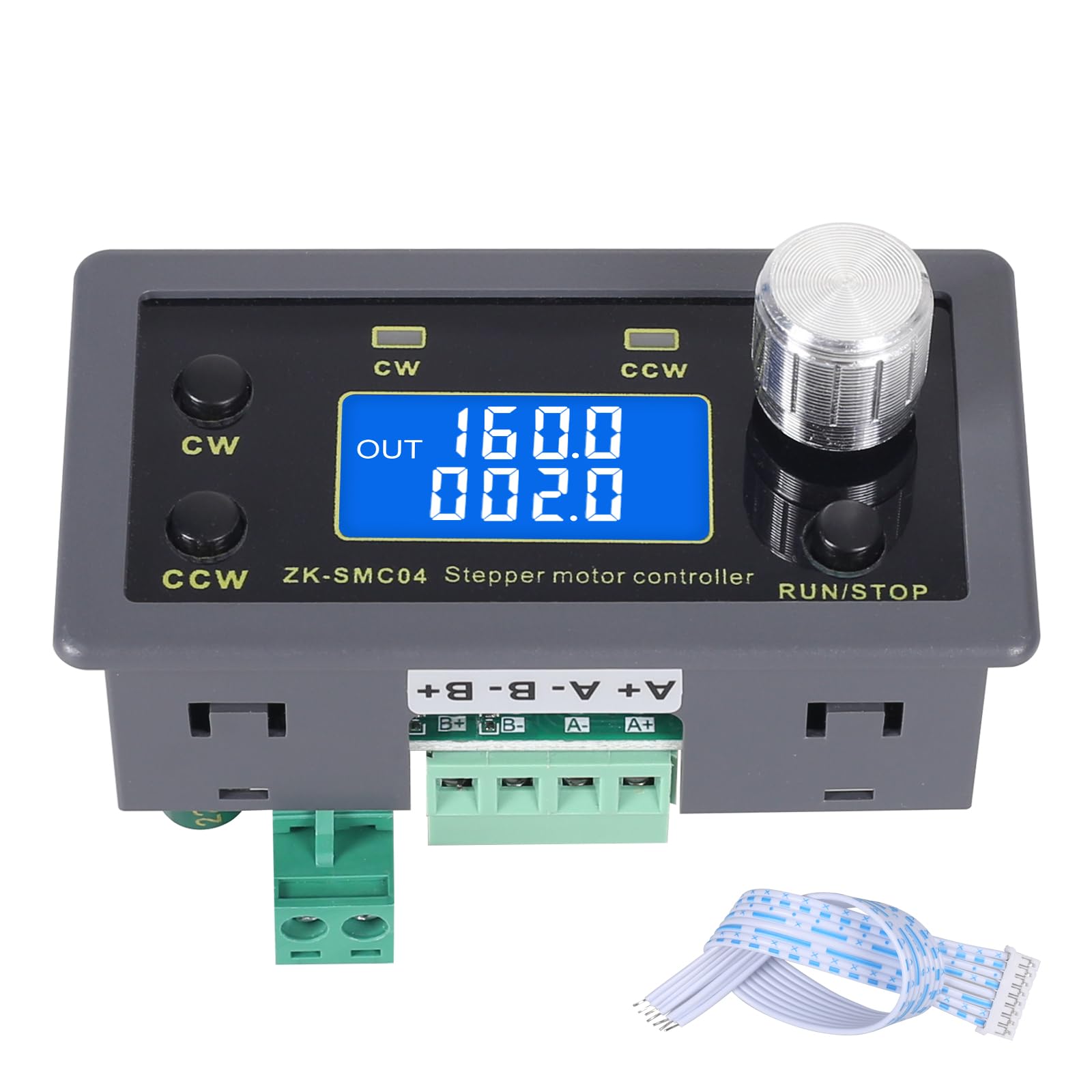 Photo 1 of ***UNTESTED/UNKNOWN DAMAGES*** Stepper Motor Driver Controller for Nema 17 23 34 Stepper Motor Forward/Reverse Pulse Speed Controller DC 10V-30V 6.6A 1/64 Micro-Step Resolutions for 42 57 86 Stepper Motor TTL Serial Communication