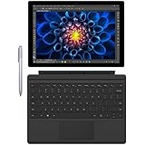 Microsoft 12.3in Surface Pro 4 Multi-Touch Tablet (128GB, 4GB, Core M3, Windows 10, Silver) (Surface +Type Cover) (Renewed)