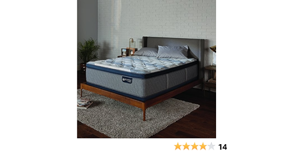 Amazon Com Serta Icomfort Hybrid 14 Blue Fusion 300 Plush Conventional Bed Mattress Twin X Large Gray Everything Else